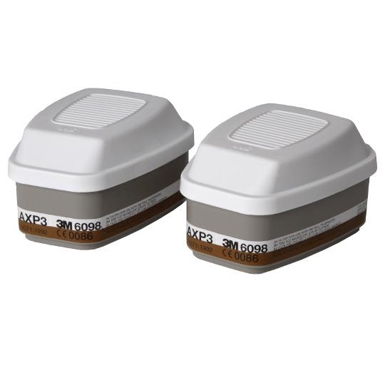 Filtro recambiable para vapores orgánicos y partículas AXP3 3M 6098 - Referencia 6098
